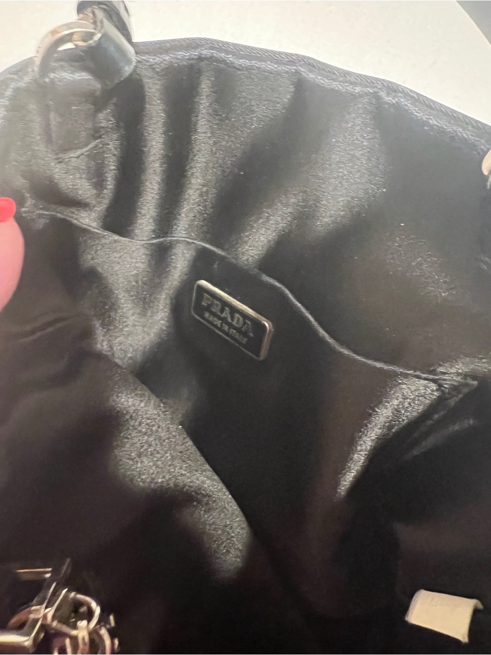 Prada⭐️Black Nylon Mini Bag!⭐️rare in excellent condition! Offers welcome! - Picture 13 of 16